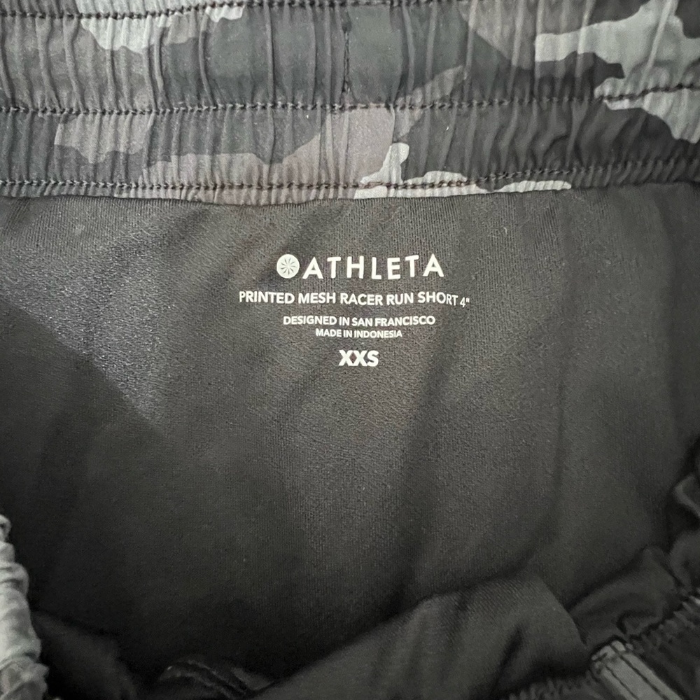 Athleta Mesh Racer Run Short 4" - Picture 4 of 4